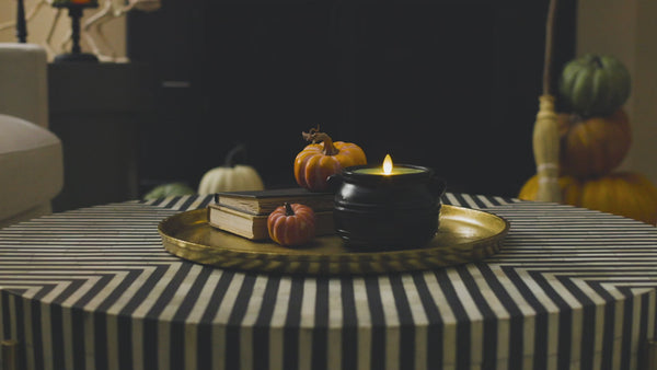 Luminara Green Potion Flameless Candle Cauldron