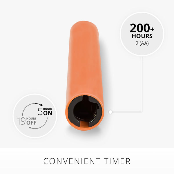 Luminara Harvest Pumpkin Flameless Candle Taper