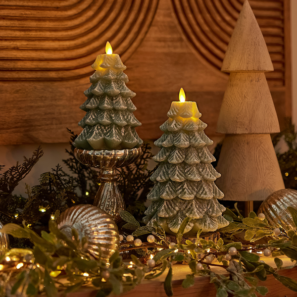 Luminara Iceberg Green Flameless Candle Tree