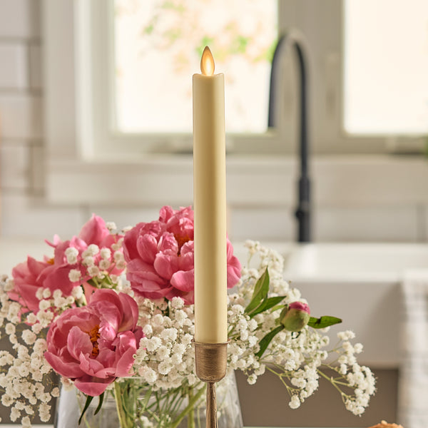Luminara Lemon Chiffon Flameless Candle Taper