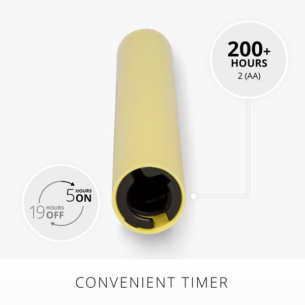 Luminara Lemon Chiffon Flameless Candle Taper