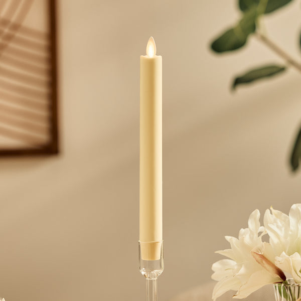 luminara Lemon Chiffon Flameless Candle Taper