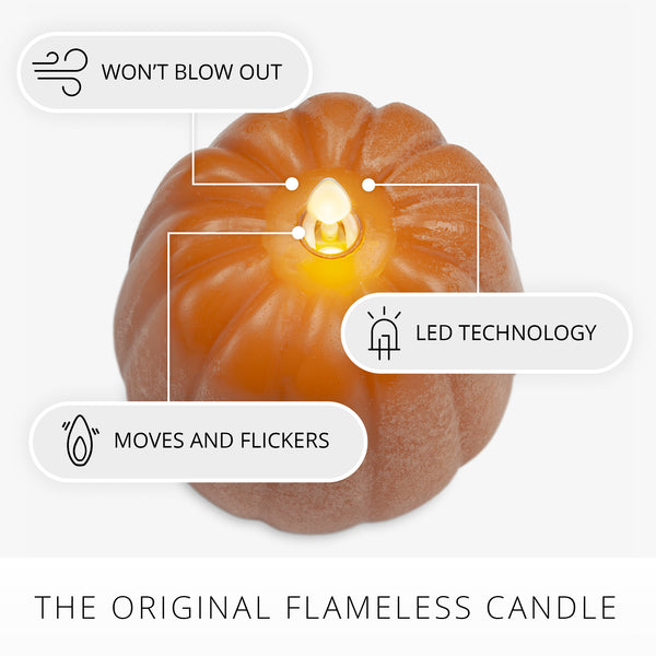 Luminara Marmalade Flameless Candle Pumpkin