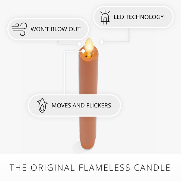 Luminara Marmalade Flameless Candle Taper