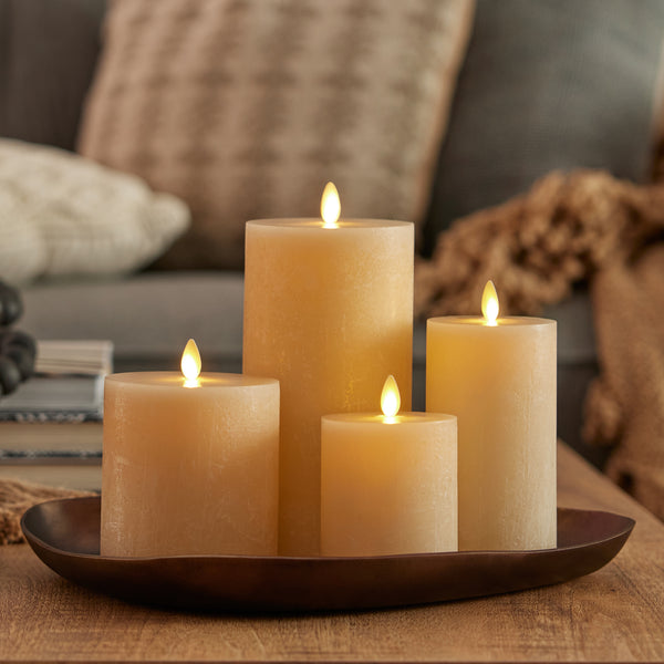 Luminara Rechargeable Seaglass Fog Pillar