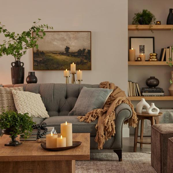 Luminara Rechargeable Seaglass Fog Pillar