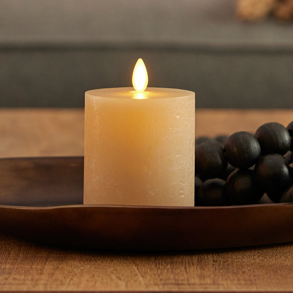 luminara Rechargeable Seaglass Fog Pillar