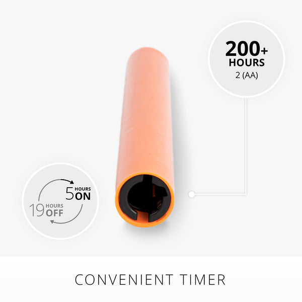 Luminara Russet Orange Flameless Candle Taper