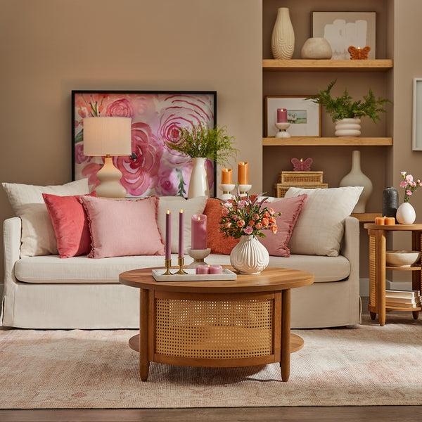 Luminara Sunlit Honey Flameless Candle Butterfly