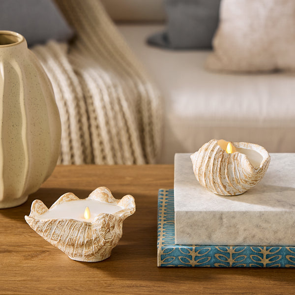 Luminara Tun Shell Flameless Candle