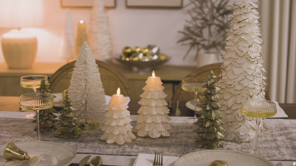 Luminara White Swan Flameless Candle Tree