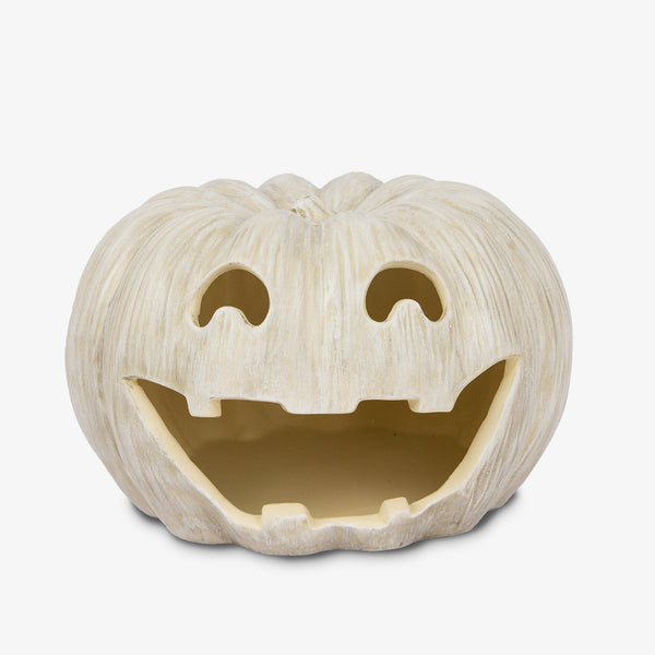 Luminara Perfectly Pale Jack-o'-lantern Pumpkin Tealight Holder