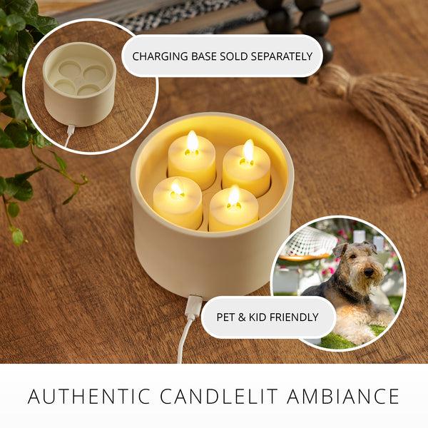 Luminara Rechargeable Replacement Tealights - Set Of 2