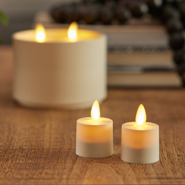 luminara Rechargeable Replacement Tealights - Set of 2