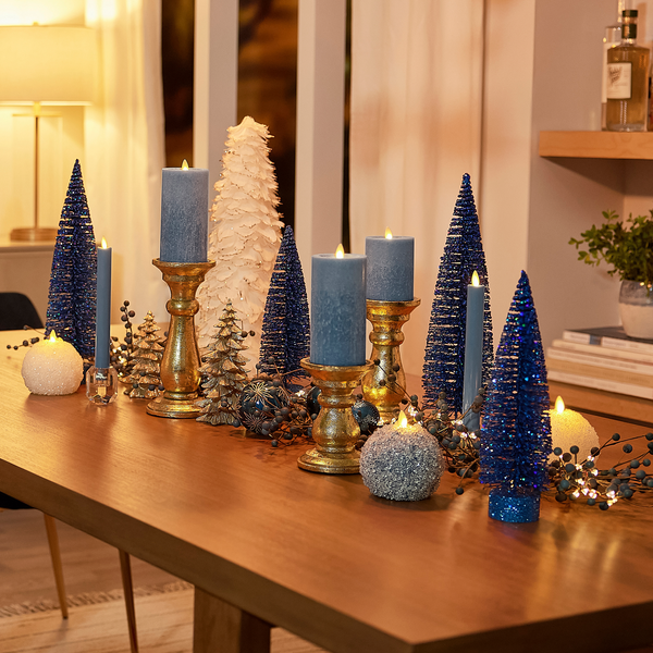 Luminara Spring Lake Flameless Candle Crystal Beaded Sphere