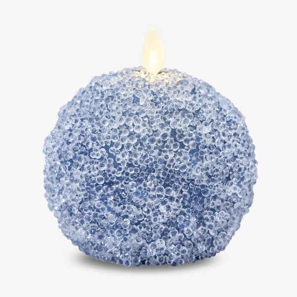 Luminara Spring Lake Flameless Candle Crystal Beaded Sphere