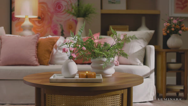 Luminara Sunlit Honey Flower Flameless Candle Tealight