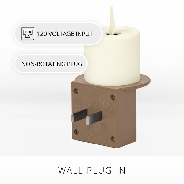 Luminara Timeless Taupe Flameless Candle Nightlight
