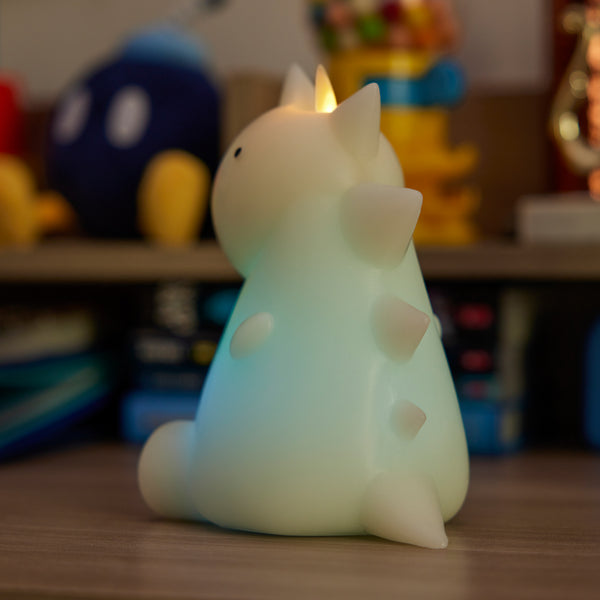 Luminara Whisper Green Color Changing Flameless Candle Dinosaur With Remote