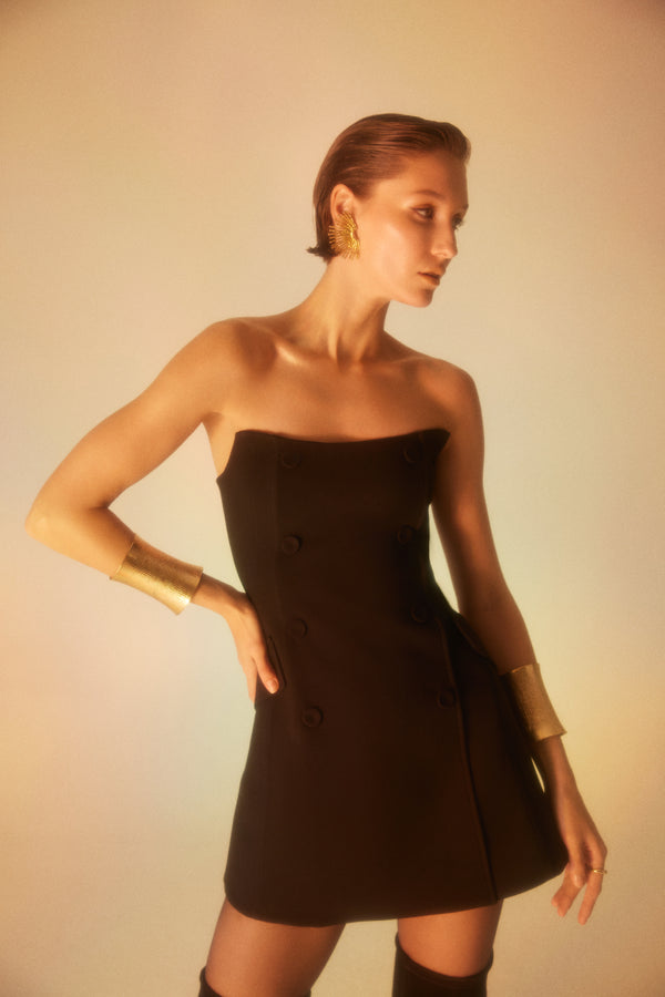 Lunaire Obsidian - Siyah Mini Elbise