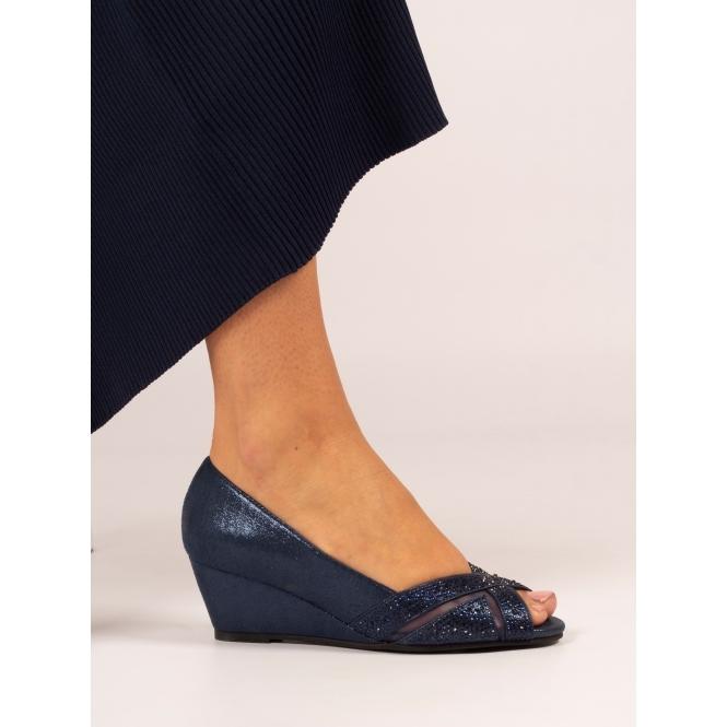 Lunar Adriana Navy Shoe