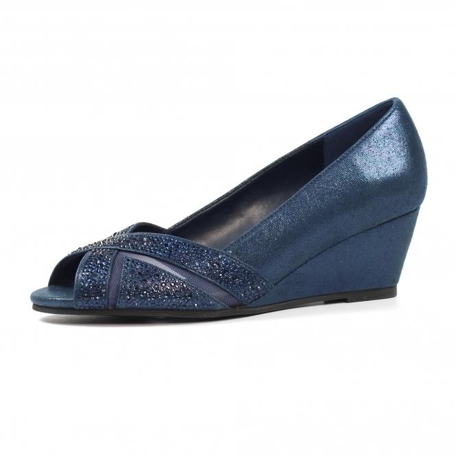Lunar Adriana Navy Shoe