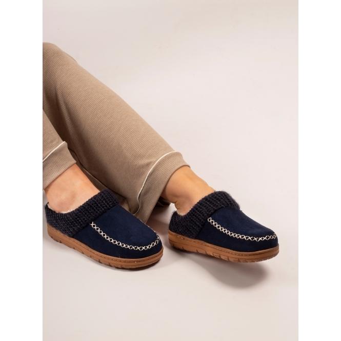 Lunar Albany Navy Boxed Slipper