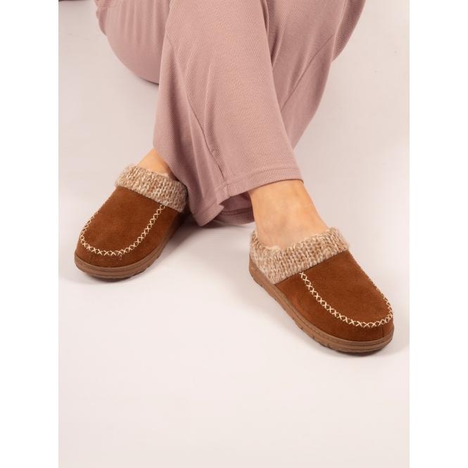 Lunar Albany Tan Boxed Slipper
