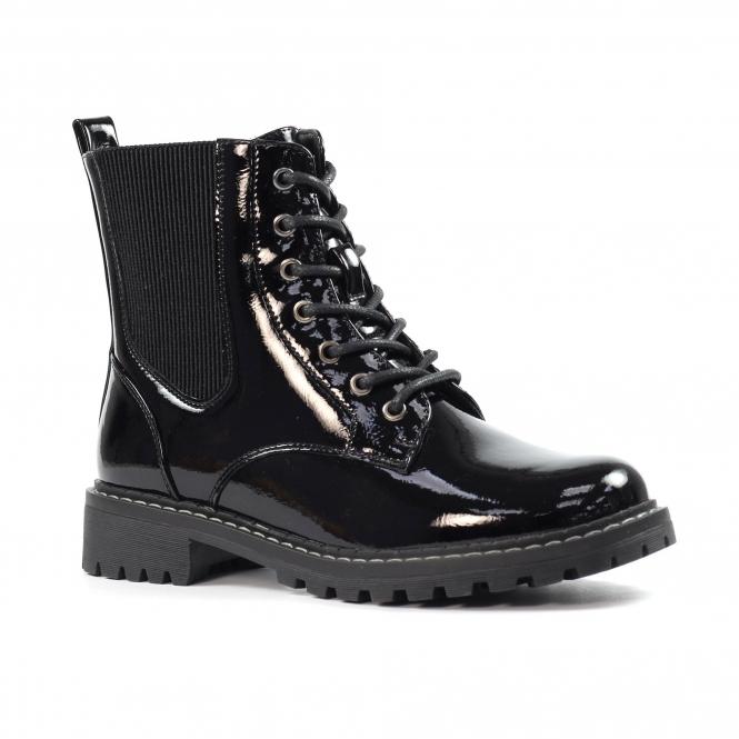 Lunar Alexis Black Ankle Boot