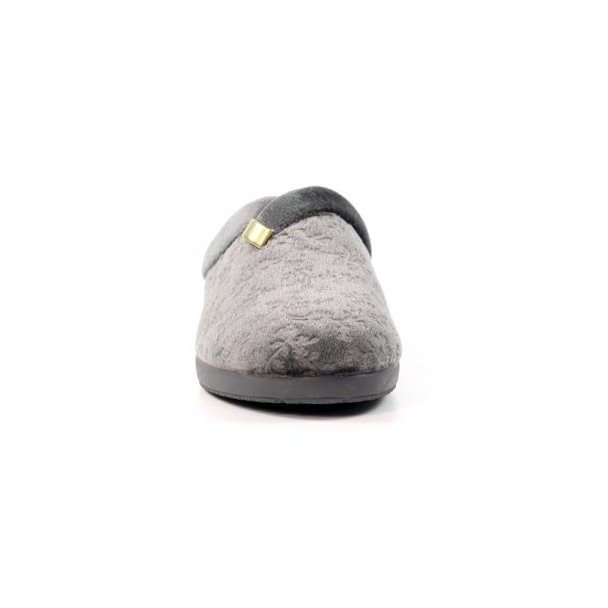 Lunar Amaretto Grey Mule Slipper