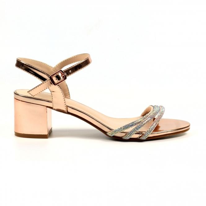 lunar Amie Rose Gold Sandal