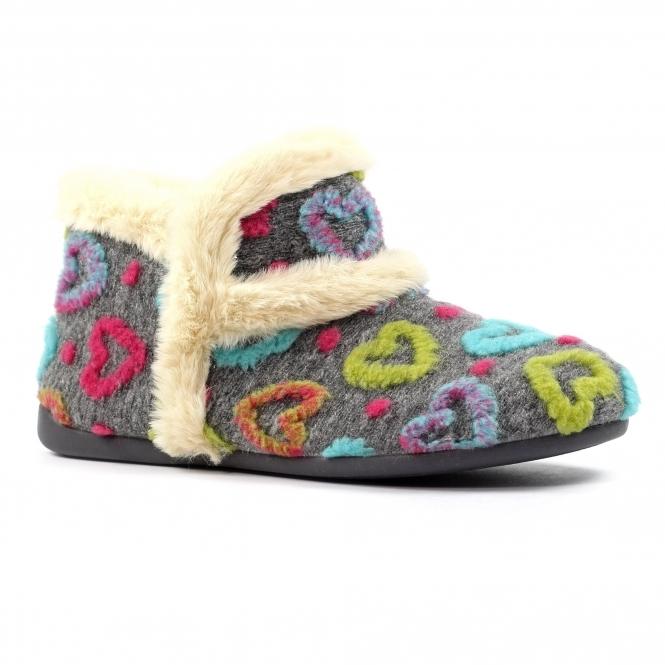 Lunar Angel Grey Boot Slipper