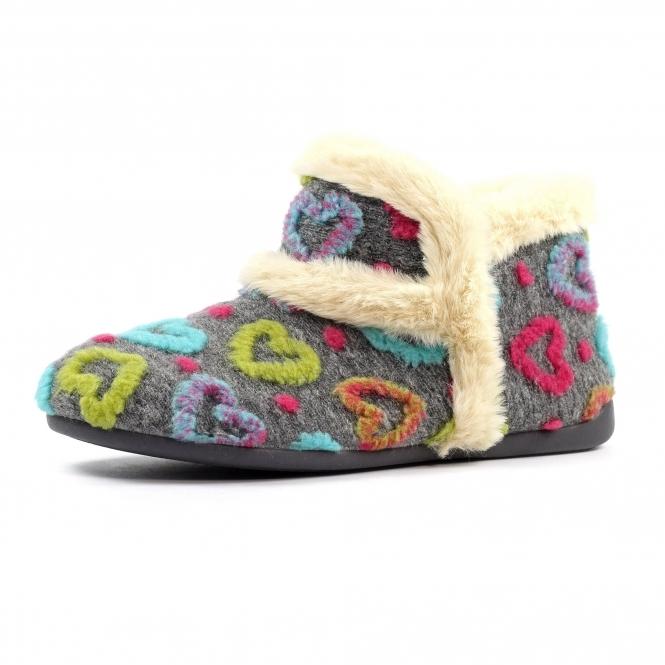 Lunar Angel Grey Boot Slipper