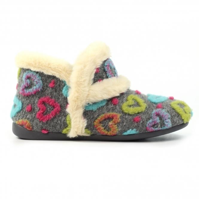 lunar Angel Grey Boot Slipper