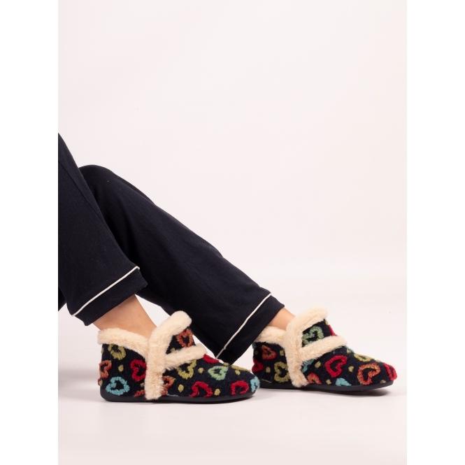 Lunar Angel Navy Boot Slipper