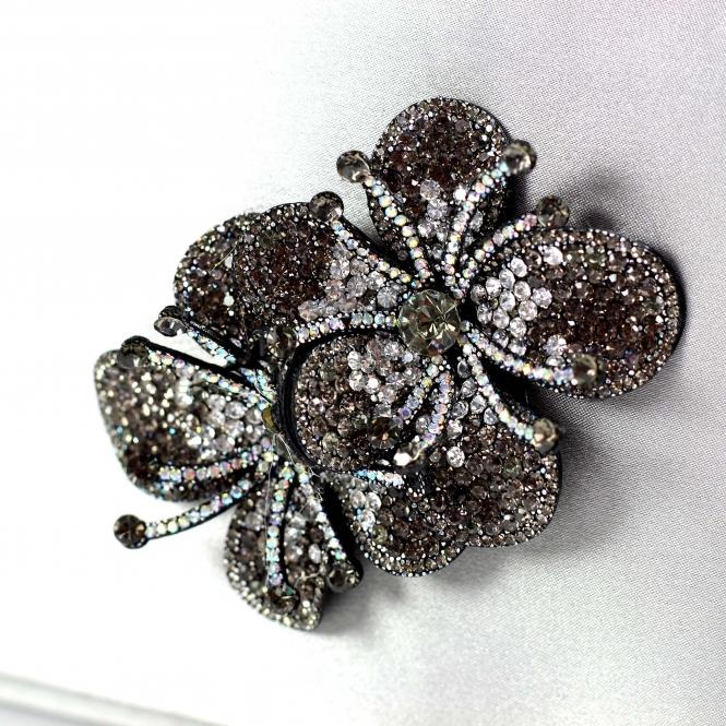 Lunar Ankara Dark Grey Satin Bag