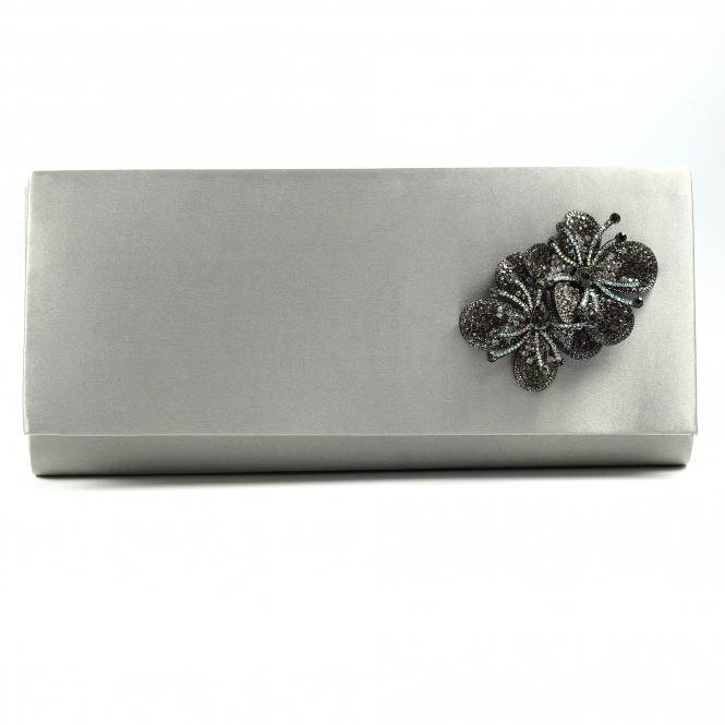 lunar Ankara Dark Grey Satin Bag