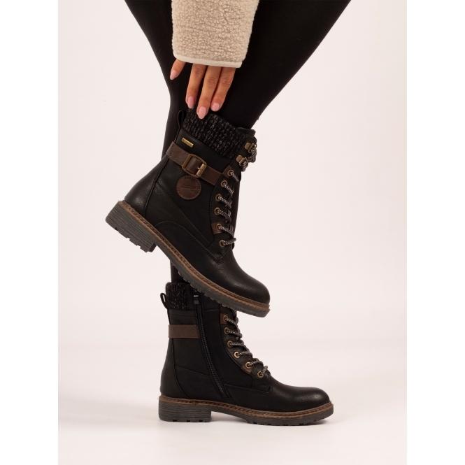 Lunar Annabelle Black Waterproof Boot