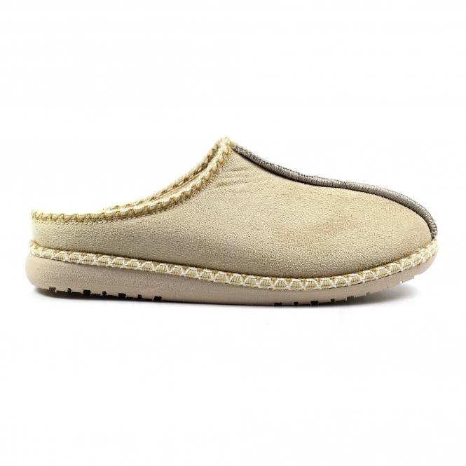lunar Apollonia Beige Mule Slipper