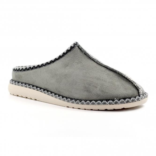 Lunar Apollonia Grey Mule Slipper