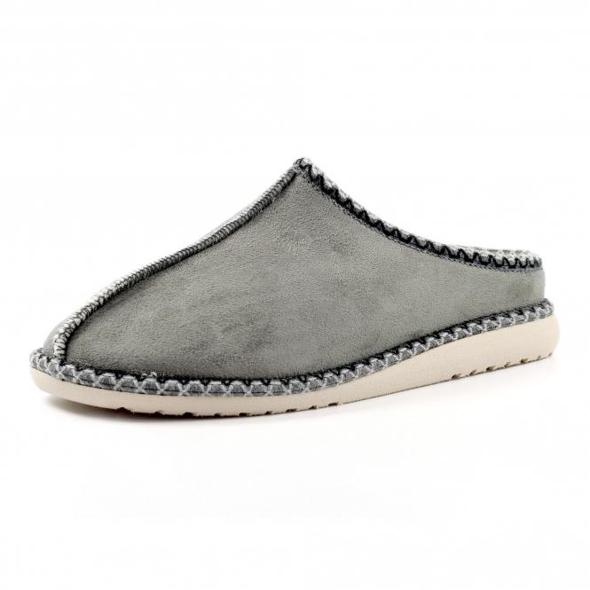 Lunar Apollonia Grey Mule Slipper