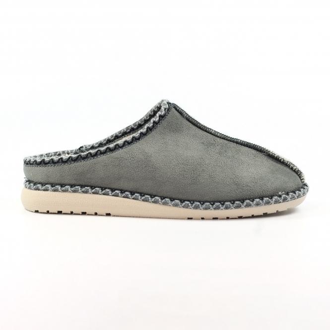 lunar Apollonia Grey Mule Slipper