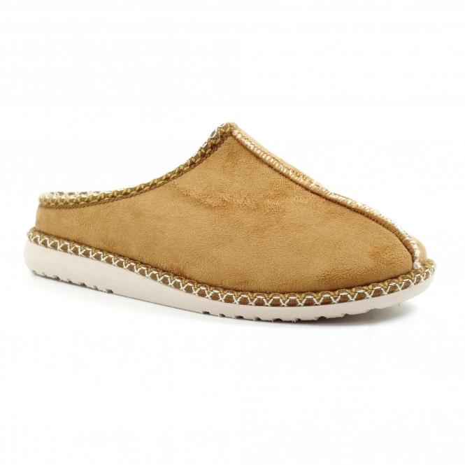 Lunar Apollonia Tan Mule Slipper
