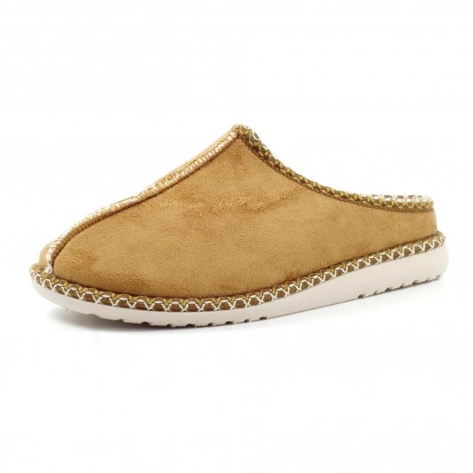 Lunar Apollonia Tan Mule Slipper