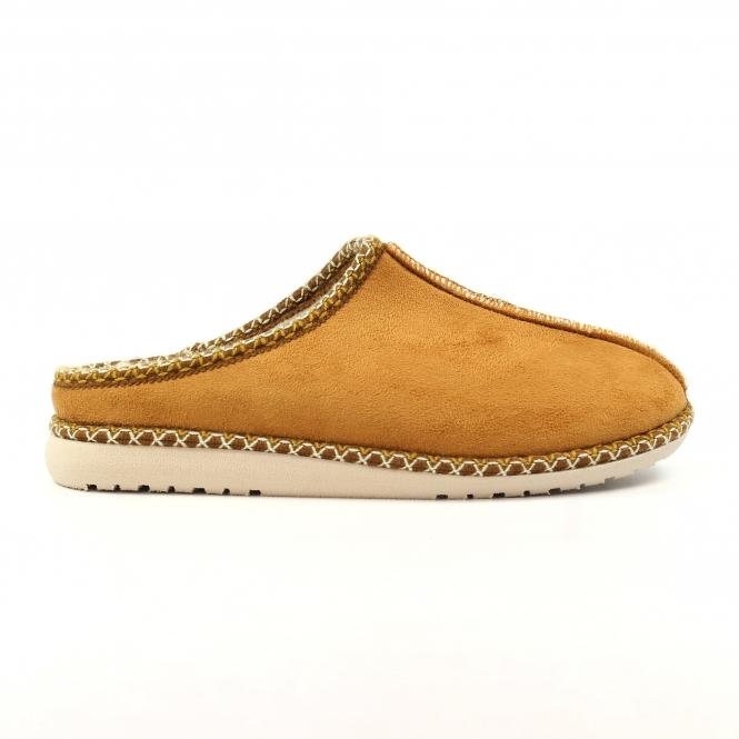 lunar Apollonia Tan Mule Slipper