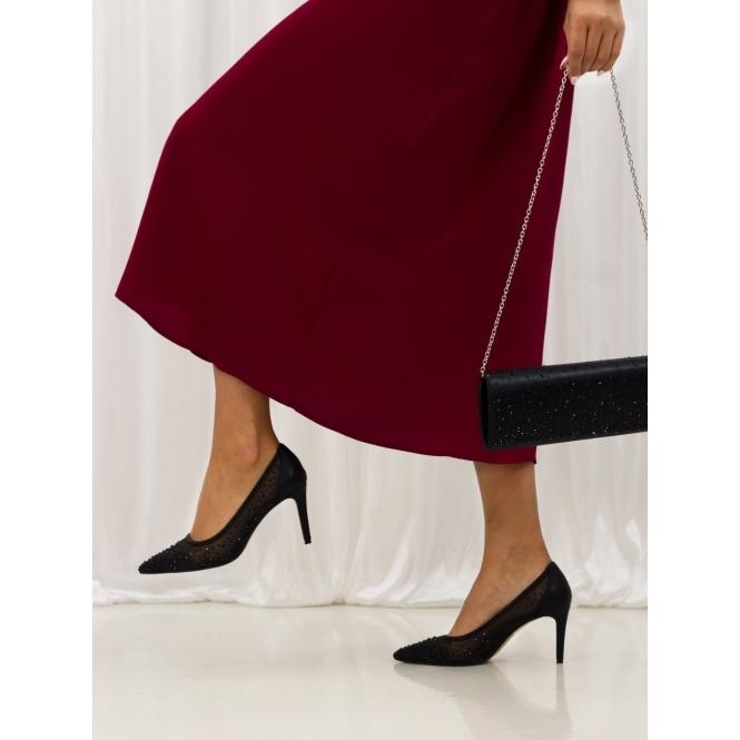 lunar Argo Black Mesh Court