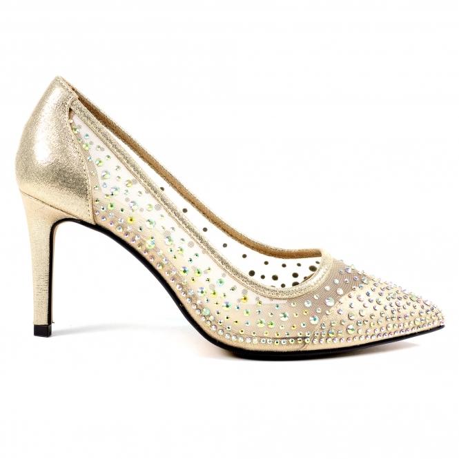 lunar Argo Gold Mesh Court