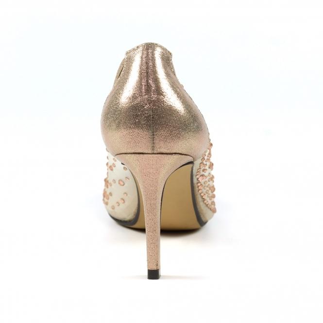 Lunar Argo Rose Gold Mesh Court