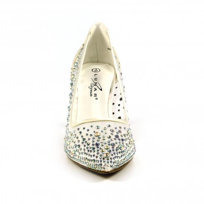 Lunar Argo White Mesh Court