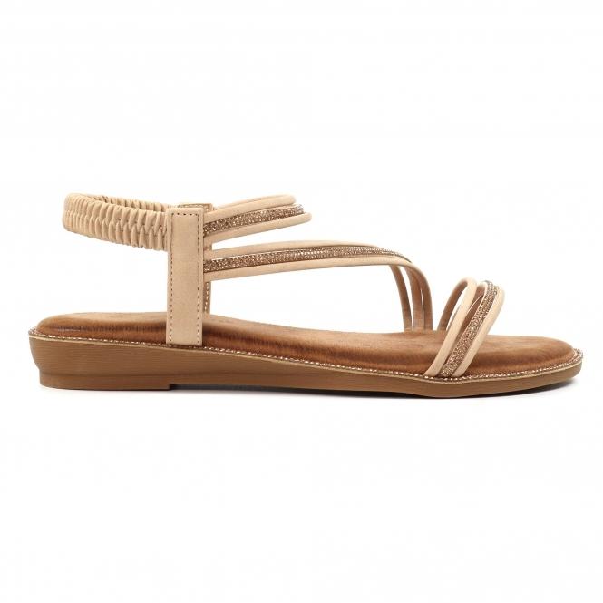 lunar Aruba Nude Sandal